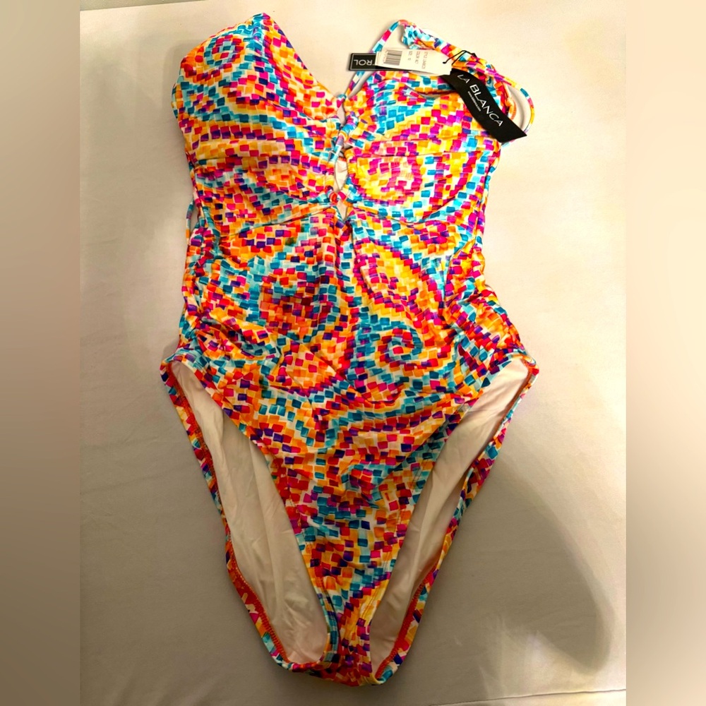 NWT La Blanca one piece Size 10